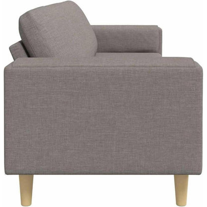 Modernes Schlafsofa 4-Sitzer mit Schlaffunktion – Taupe Stoff