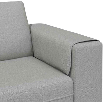 Modernes Schlafsofa 4-Sitzer Couch mit Schlaffunktion Wolken-Grau