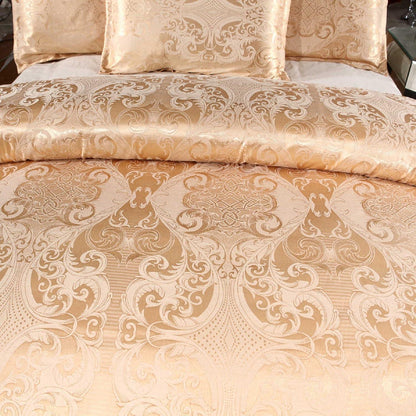 Satin Bettwäsche Set 135x200 cm | 4-teilig, Vintage & Komfort