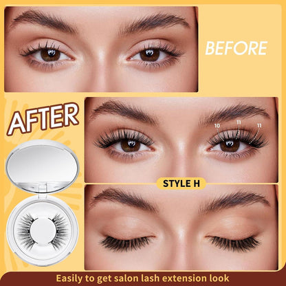Magnetische Wimpern Set mit Applikator – Natürlicher Look für Anfänger