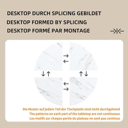 5-teiliges Esstisch Set mit 4 Stühlen – Grün & Schwarz