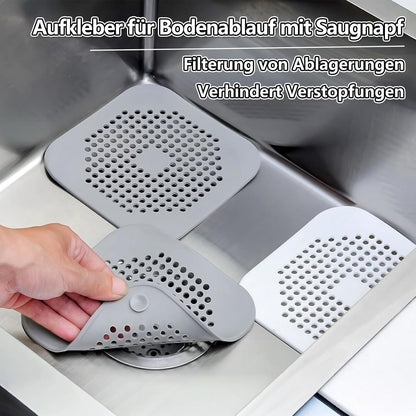4x Silikon Abflusssieb für Dusche, Badewanne & Spüle