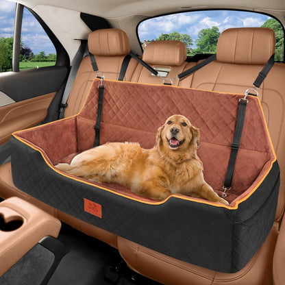 Großer Hunde Autositz – Bequem, Waschbar & Sicher für Hunde bis 100kg