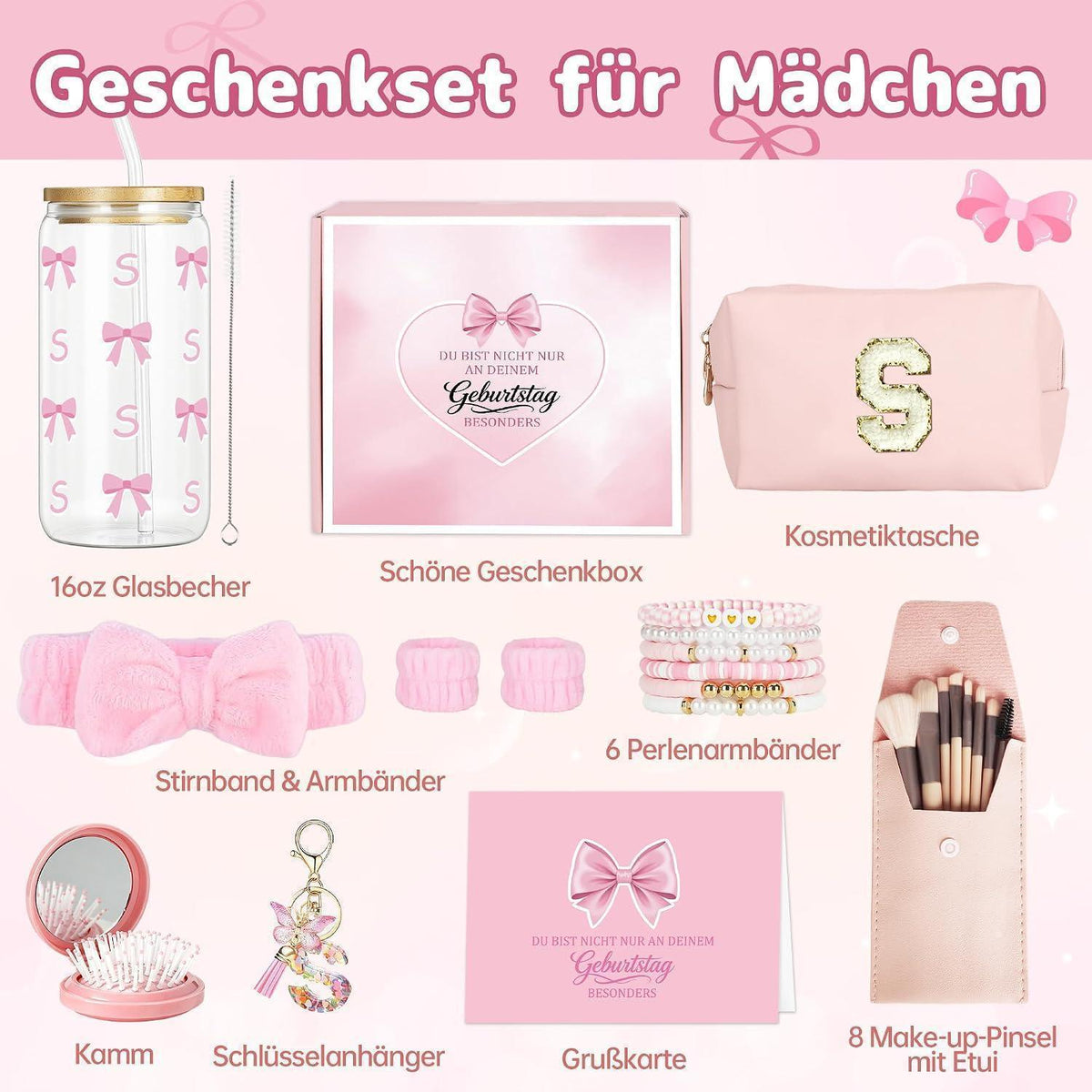 Geschenkset für Mädchen Teenager 9-15 Jahre | Geburtstag Geschenk