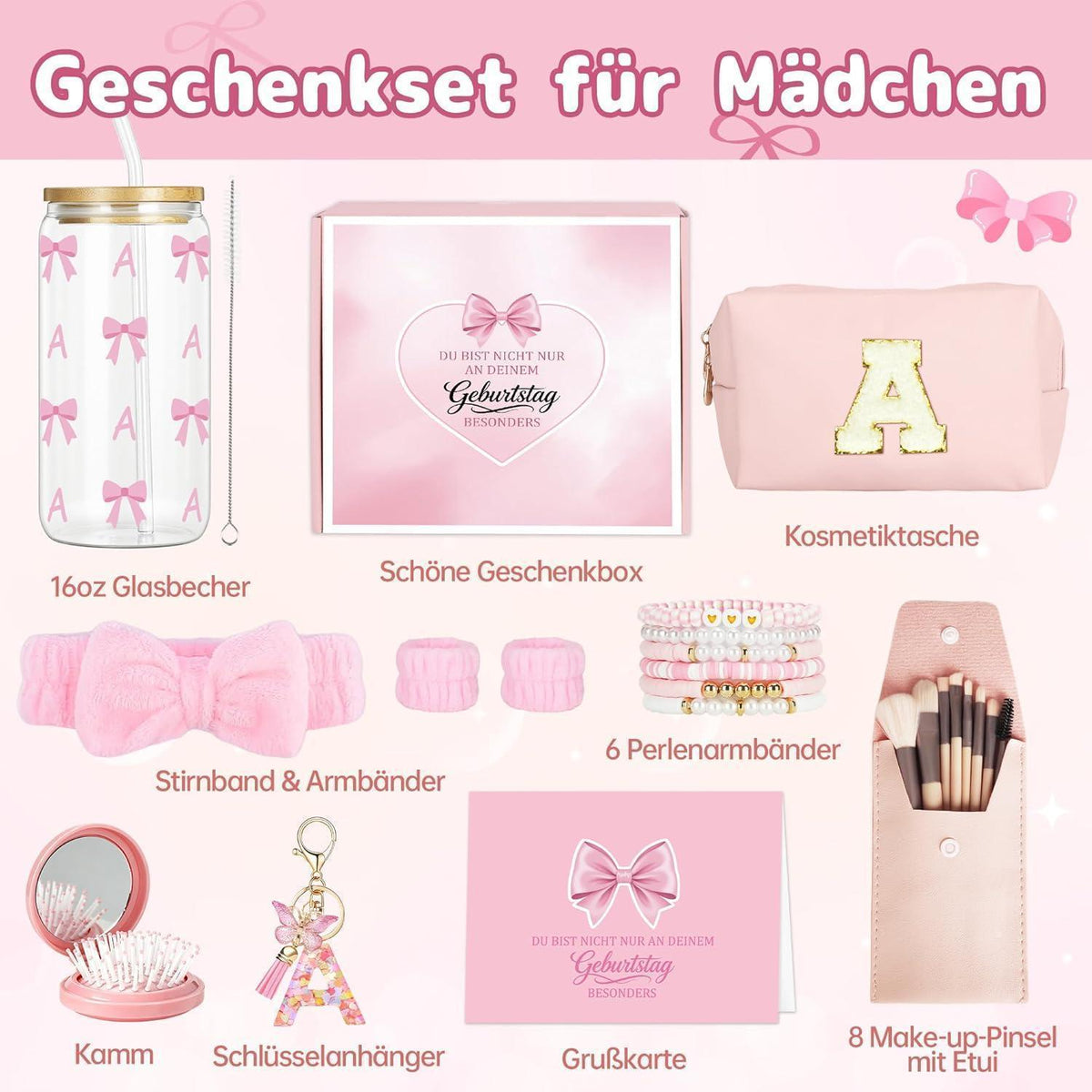 Geschenkset für Mädchen Teenager 9-15 Jahre | Geburtstag Geschenk