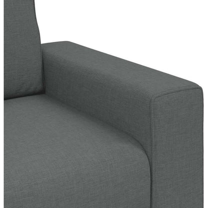 2-Sitzer Schlafsofa Dunkelgrau – Bequemes Klappsofa für Wohnzimmer