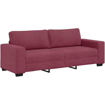 Bequemes 3-Sitzer Sofa Weinrot – Modernes Polstersofa 180cm
