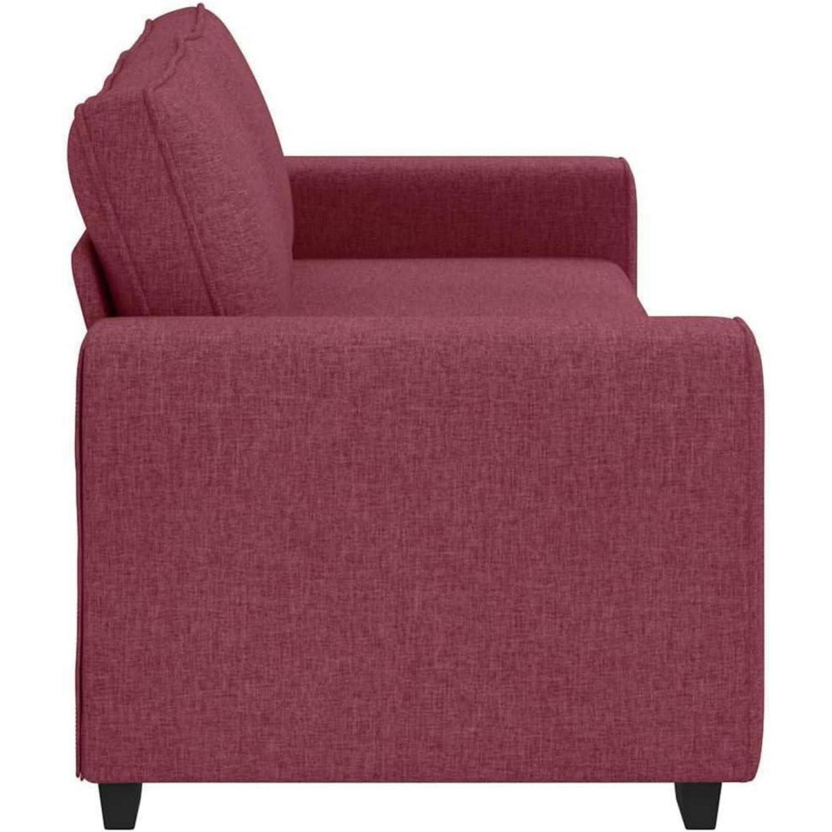 Bequemes 3-Sitzer Sofa Weinrot – Modernes Polstersofa 180cm