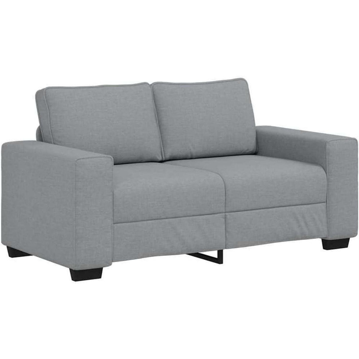 2-Sitzer Schlafsofa mit Bettfunktion – Hellgrau