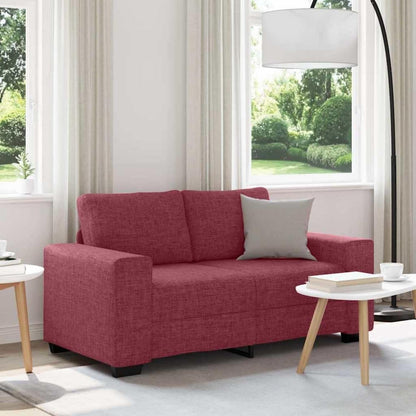 2-Sitzer Schlafsofa Weinrot – Bequemes Bettsofa für Wohnzimmer