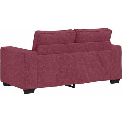 2-Sitzer Schlafsofa Weinrot – Bequemes Bettsofa für Wohnzimmer
