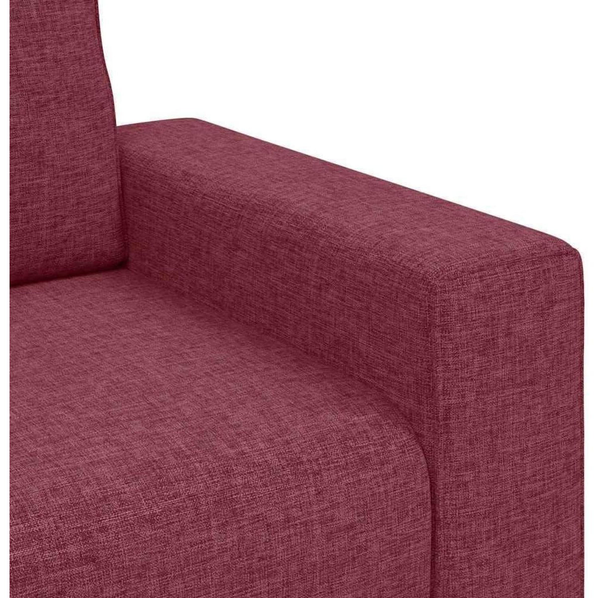 2-Sitzer Schlafsofa Weinrot – Bequemes Bettsofa für Wohnzimmer