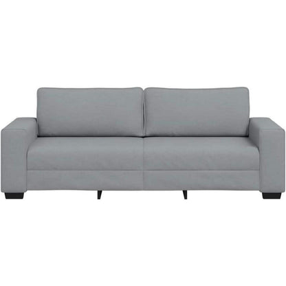 Schlafsessel Bettsofa 3-Sitzer Hellgrau 180 cm