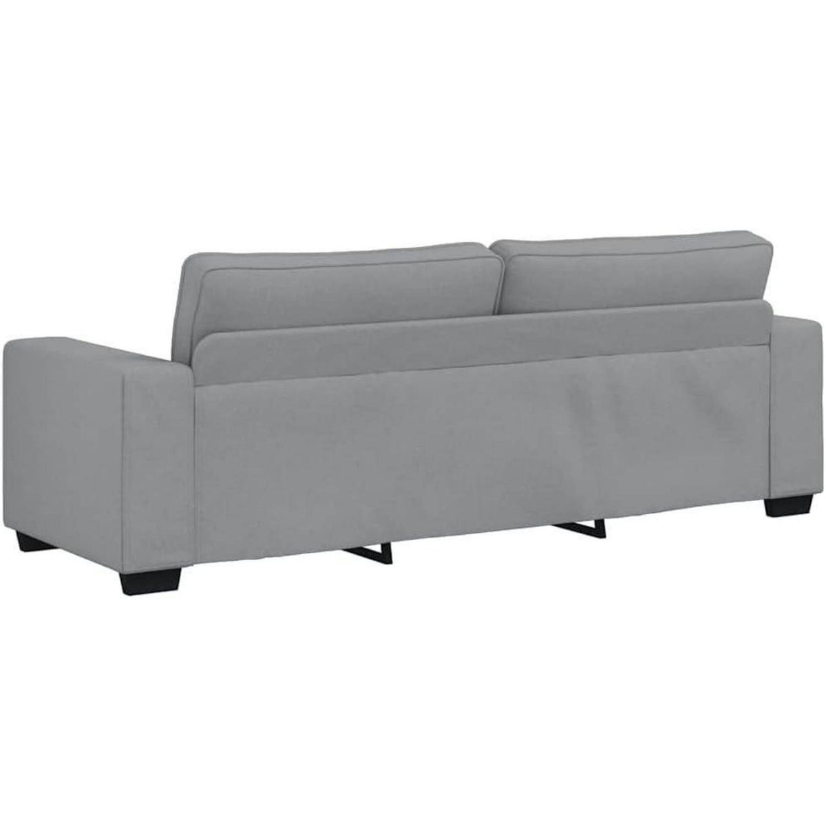 Schlafsessel Bettsofa 3-Sitzer Hellgrau 180 cm