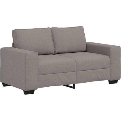 Bequemes 2-Sitzer Sofa im Modern-Stil, Taupe