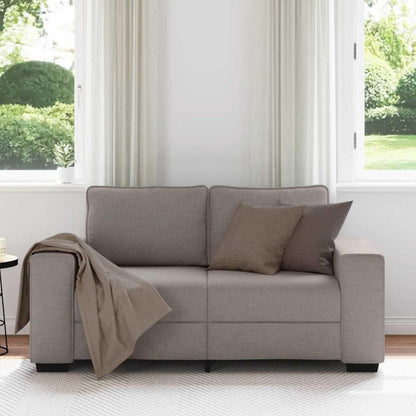 Bequemes 2-Sitzer Sofa im Modern-Stil, Taupe
