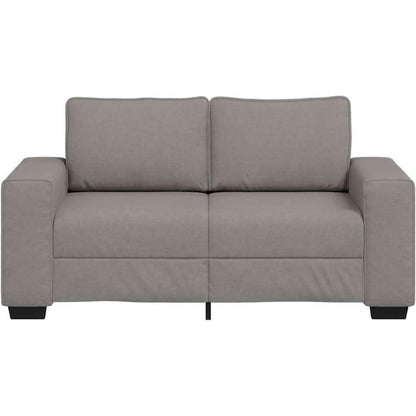 Bequemes 2-Sitzer Sofa im Modern-Stil, Taupe