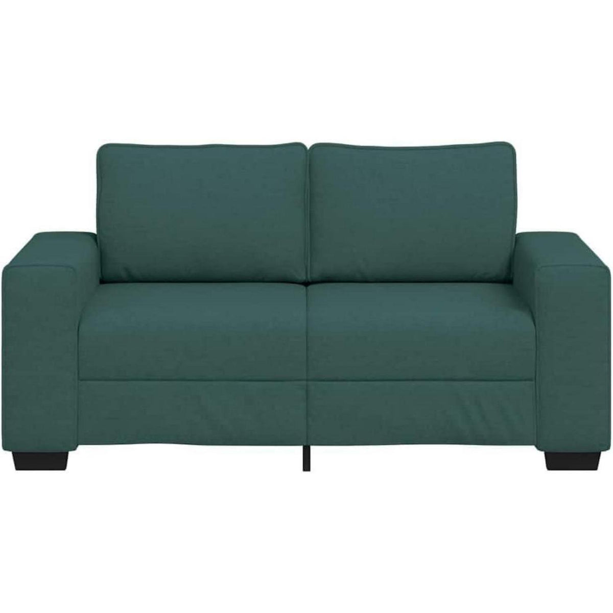 Bequemes 2-Sitzer Sofa Dunkelgrün – Modernes Polstersofa 120cm
