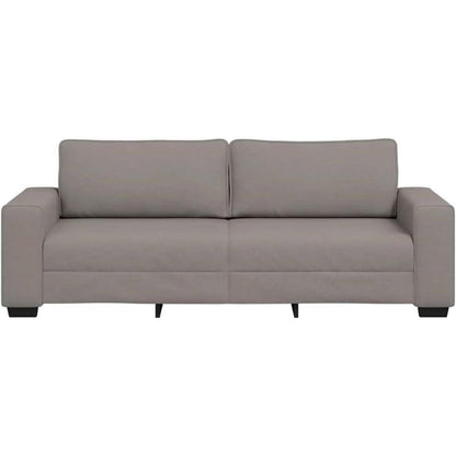Modernes Sofa mit extra tiefen Sitzen, Taupe 180 cm