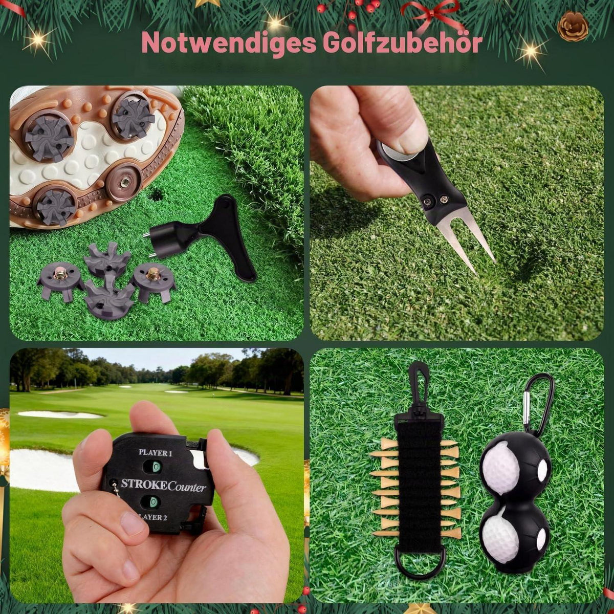 Golf Adventskalender 2026 für Herren mit Golfzubehör