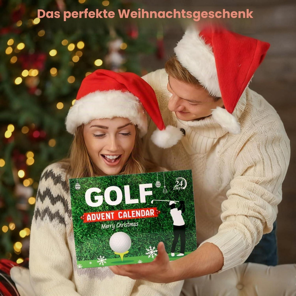 Golf Adventskalender 2026 für Herren mit Golfzubehör