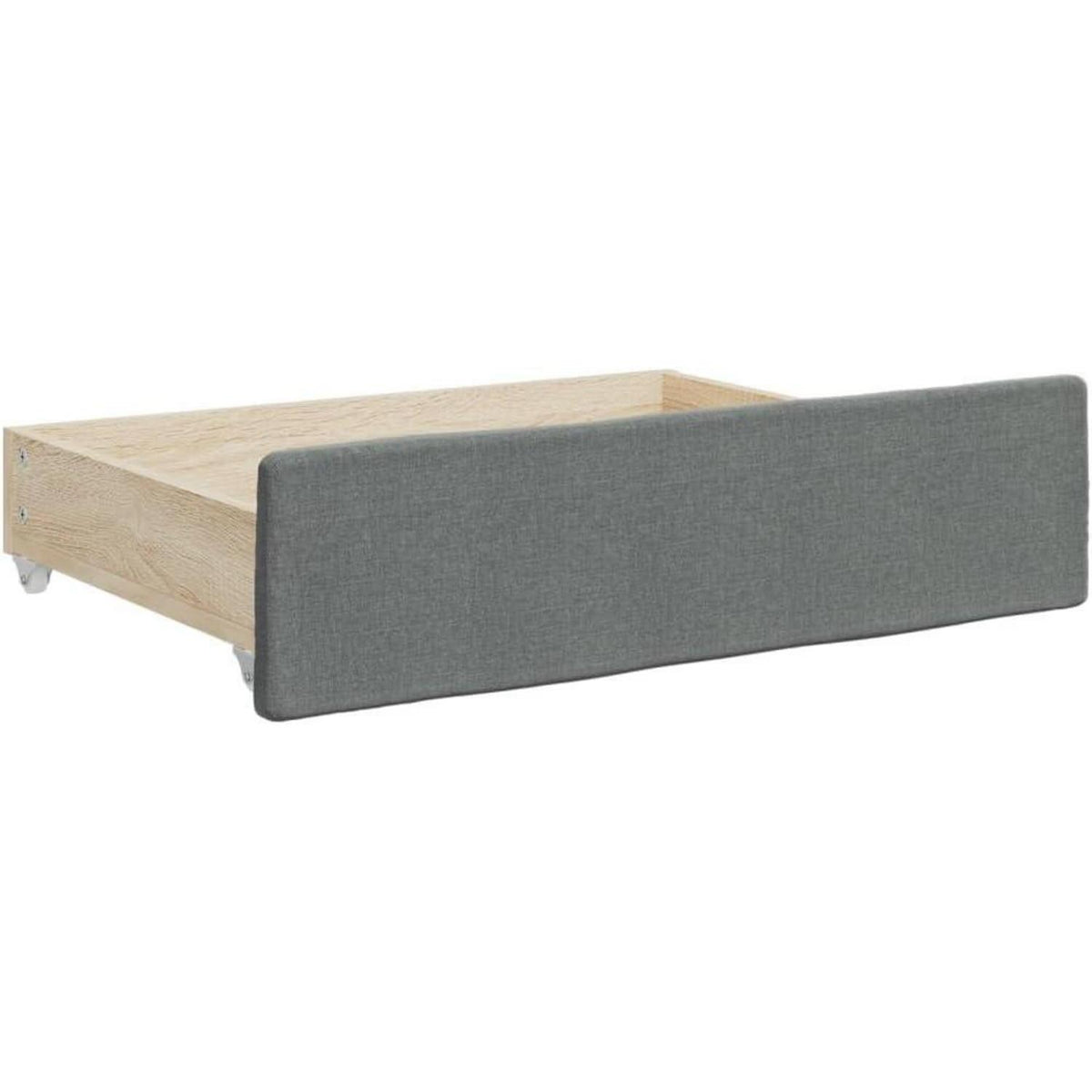 Tagesbett ausziehbar mit Schubladen & Schlaffunktion – Dunkelgrau 100x200 cm