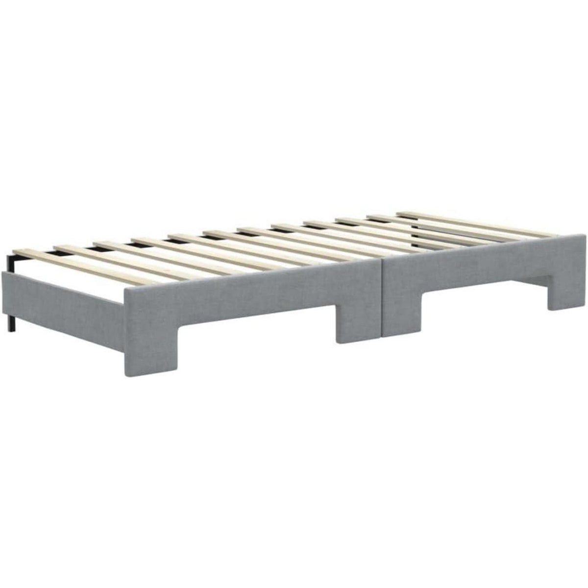 2-Sitzer Sofabett mit Bettkasten & Schublade, 90x200 cm