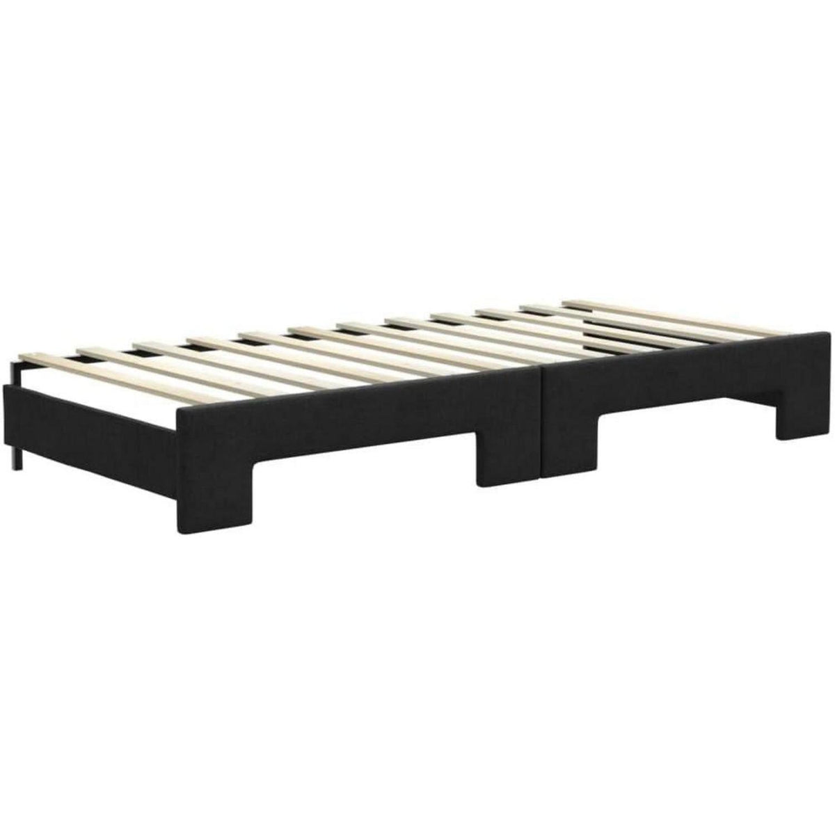 2-Sitzer Schlafsofa mit Bettkasten & Schublade, 90x200 cm