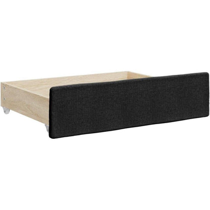 2-Sitzer Schlafsofa mit Bettkasten & Schublade, 90x200 cm
