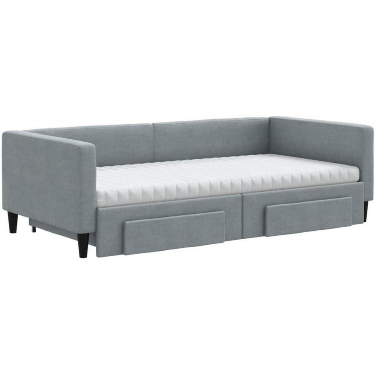 Tagesbett Schlafsofa 2-Sitzer mit Bettkasten & Schublade