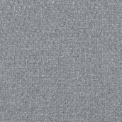 Schlafsofa 2-Sitzer mit Matratze – Hellgrau 80x200 cm