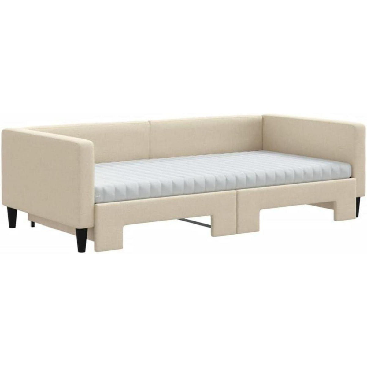 2-Sitzer Schlafsofa mit Bettkasten & Matratze – 100x200 cm