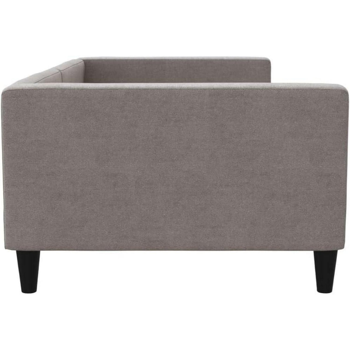2-Sitzer Schlafsofa mit Stauraum & Bettfunktion, Taupe