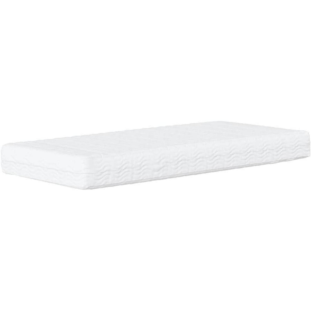 Schlafsofa 2-Sitzer mit Matratze – Schwarz 90x190 cm