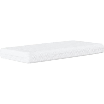 Schlafsofa 2-Sitzer mit Matratze – Hellgrau 90x200 cm