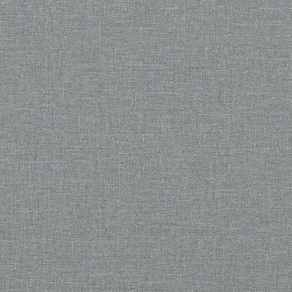Schlafsofa 2-Sitzer mit Matratze – Hellgrau 90x200 cm
