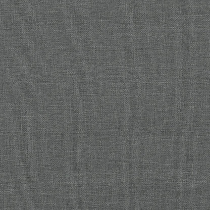 Schlafsofa 2-Sitzer Dunkelgrau, 80x200 cm mit Bettkasten