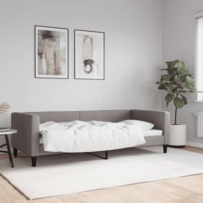 Schlafsofa 2-Sitzer Taupe – Klappsofa mit Stauraum & Bettfunktion