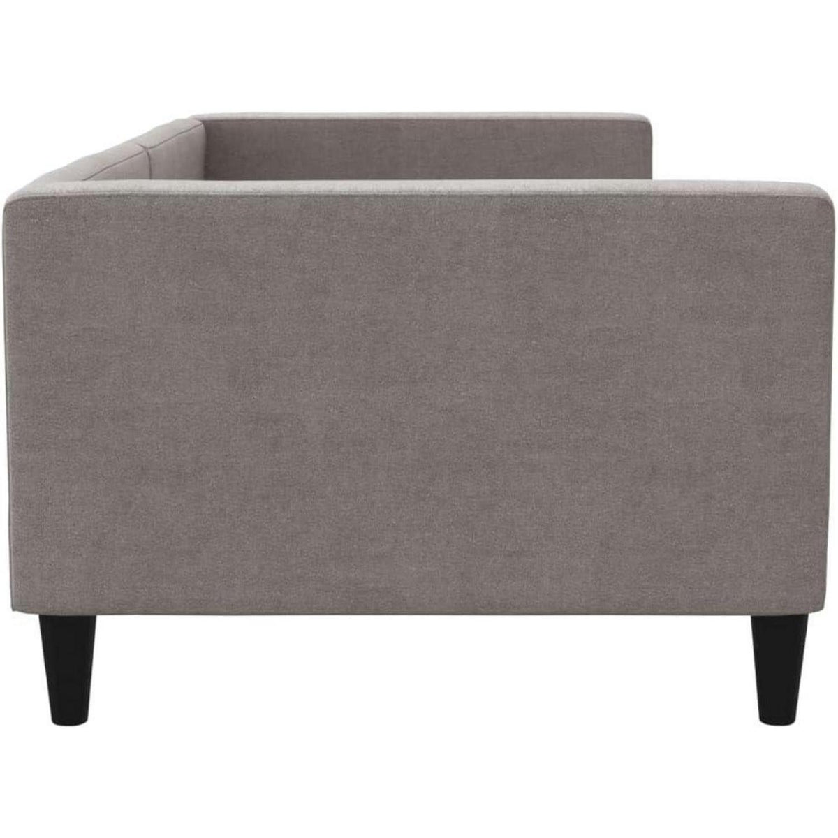 Schlafsofa 2-Sitzer Taupe – Klappsofa mit Stauraum & Bettfunktion