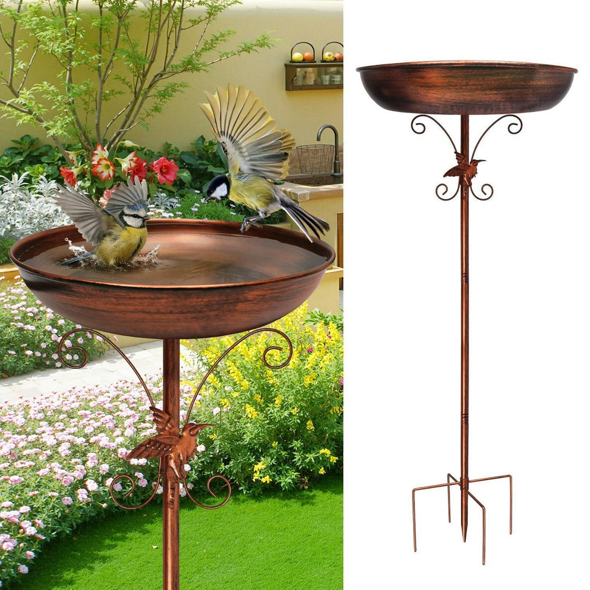 Vogeltränke Stehend – Frostsicher & Winterfest für den Garten