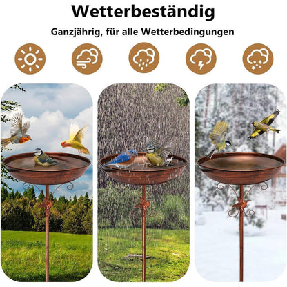 Vogeltränke Stehend – Frostsicher & Winterfest für den Garten