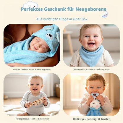 Personalisiertes Neugeborenen Geschenkset für Jungen & Mädchen