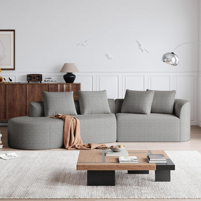 Schlafsofa mit Schlaffunktion, Grau – Komfort & Modernes Design