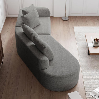 Schlafsofa mit Schlaffunktion, Grau – Komfort & Modernes Design