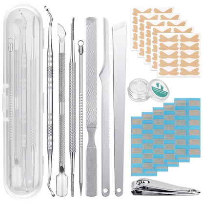 Eingewachsene Zehennägel Set – 110tlg. Pediküre Kit für Zuhause
