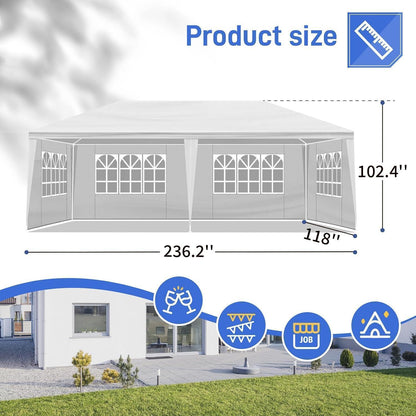 3x3m Pop-up Pavillon mit 4 Wänden – Wasserdicht & Vielseitig