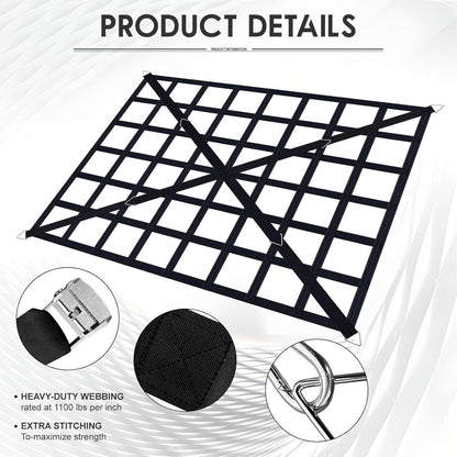 Verstellbares Gepäcknetz für Pickup Ladefläche – 167x127cm