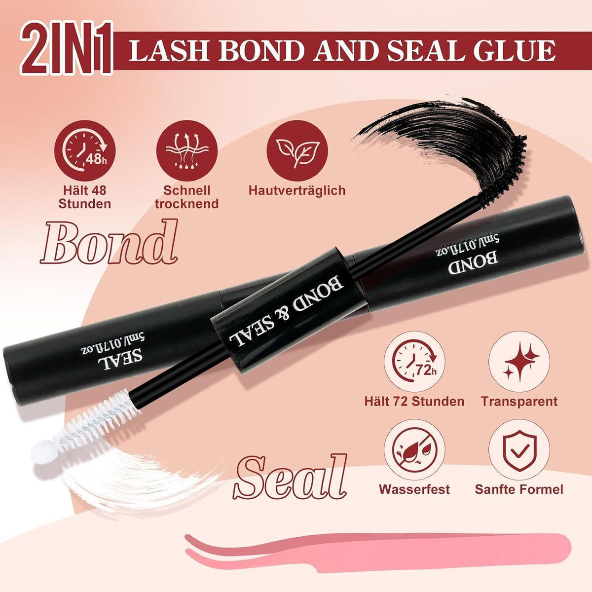 Wimpern-Extensions Set 580pcs – DIY Lash Kit für Anfänger