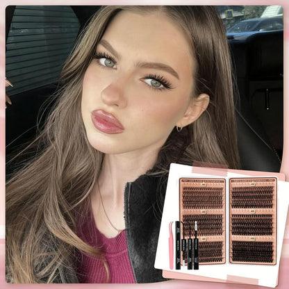 Wimpern-Extensions Set 580pcs – DIY Lash Kit für Anfänger