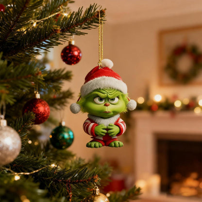 12x Grinch Weihnachtsbaum Anhänger Acryl 2026